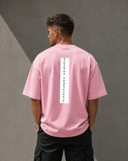 Oversized marškinėliai "Šiandien nedalyvauju"